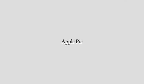 Apple Pie