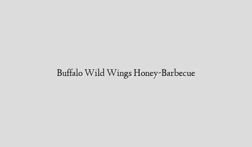 Buffalo Wild Wings Honey-Barbecue