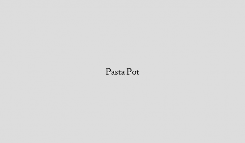 Pasta Pot