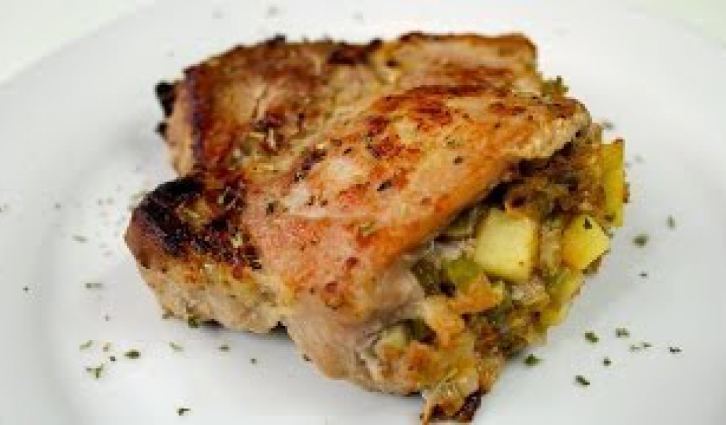 Apple Stuffed Pork Chop Recipe