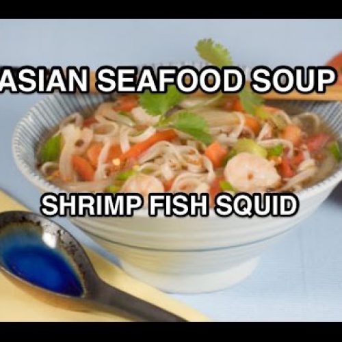 Asian Seafood & Coconut Milk Recipe – Shrimp Fish Squid