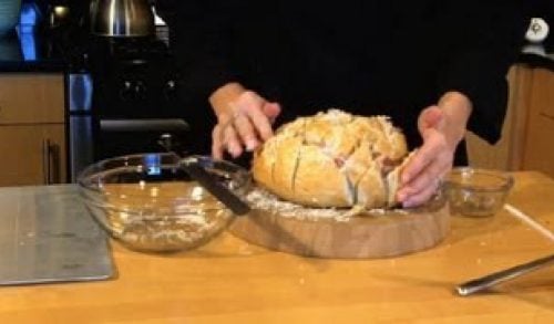 Baked Cheese, Mayo & Bread Appetizer : Diverse Recipes