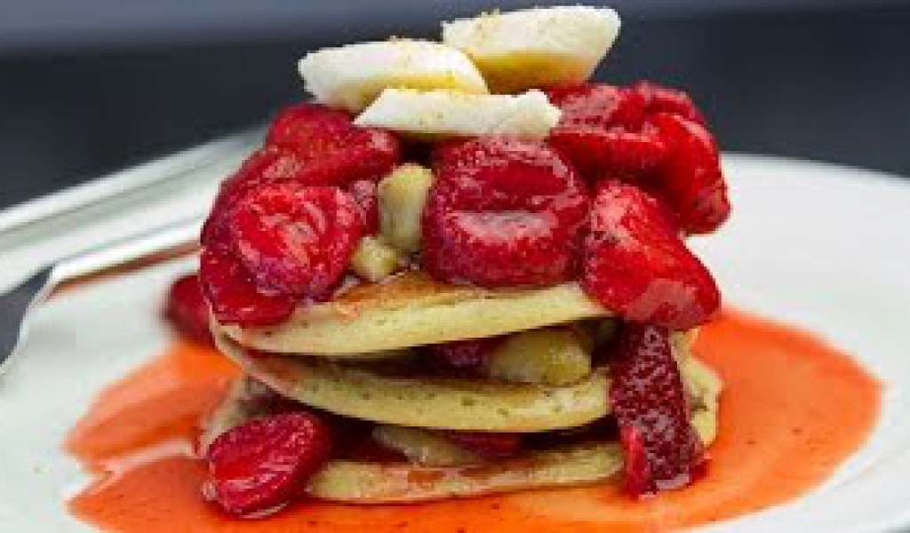 Best Ever 2 Ingredient EASY Pancakes Recipe (No dairy or eggs)