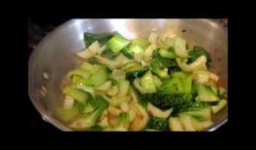 Bok Choy and Chicken Stir Fry