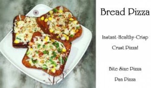 Bread Pizza | Crispy-Healthy Crust Instant Pizza | Alternatives to Pizza