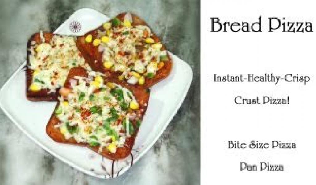 Bread Pizza | Crispy-Healthy Crust Instant Pizza | Alternatives to Pizza