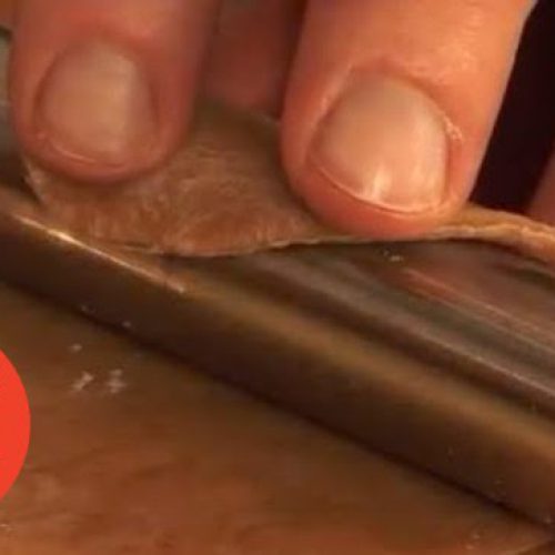 Chef Mario Batali Shows How to Fry Cannoli