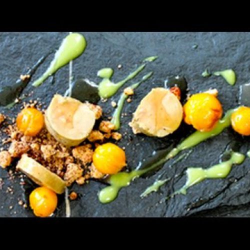 Chef Pascal Aussignac’s Brine Duck Foie Gras, Pickled Mirabelles & Aromatic Greengage Pt.3