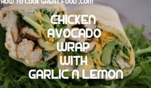 Chicken & Avocado Wrap Recipe Garlic Lemon Tortilla – KFC