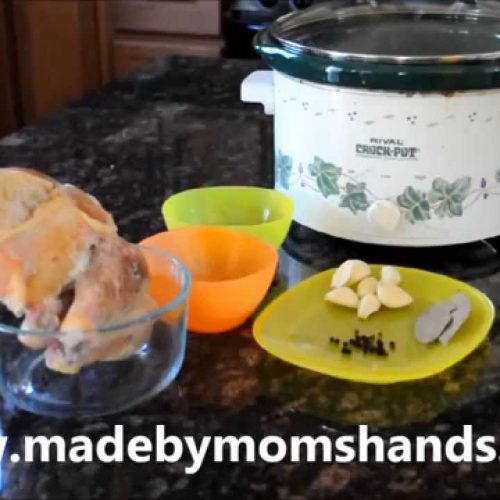 Chicken Adobo Cooked in Slow Cooker