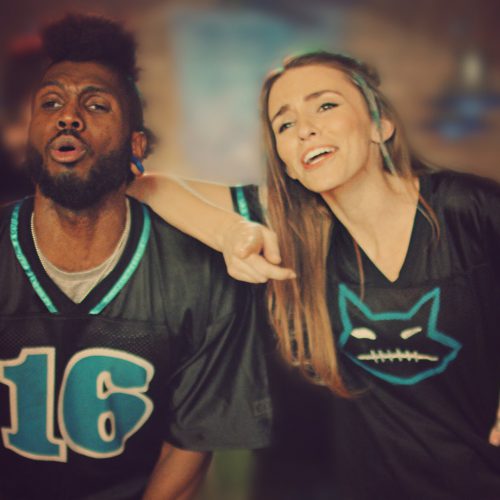 Chicken Wing Dance Battle! (Amymarie Gaertner, Kaycee Rice, Glitch, Gev)