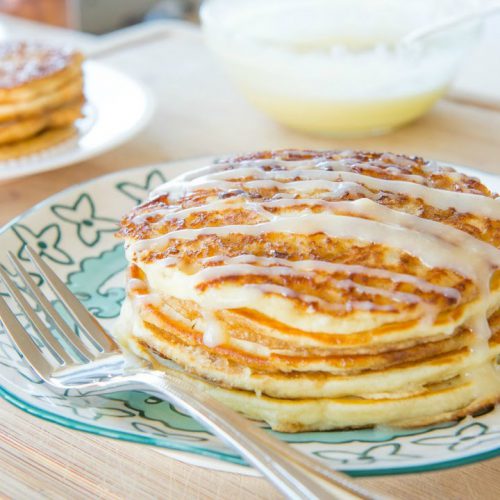 CINNAMON ROLL PANCAKES RECIPE – Breakfast and Brunch Food