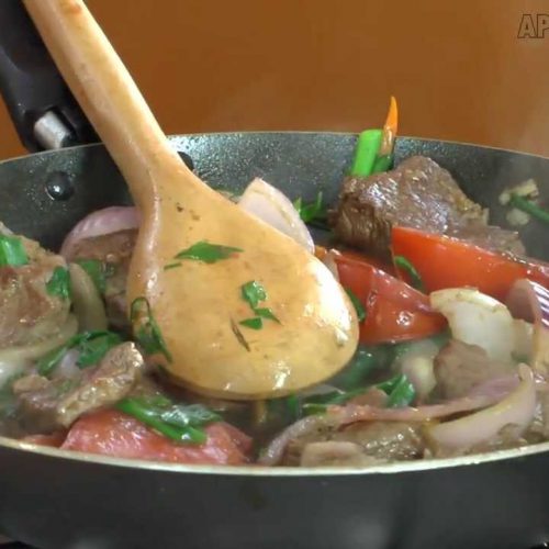 Como Preparar Lomo Saltado Peruano, facil y Rapído