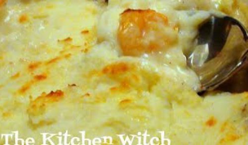 Coquilles St Jacques Recipe ~The Kitchen Witch~ Creamy Seafood Pie