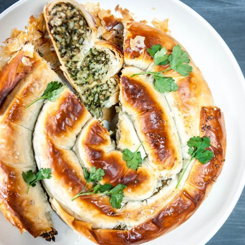 Crunchy Spiral Filo Pie Recipe