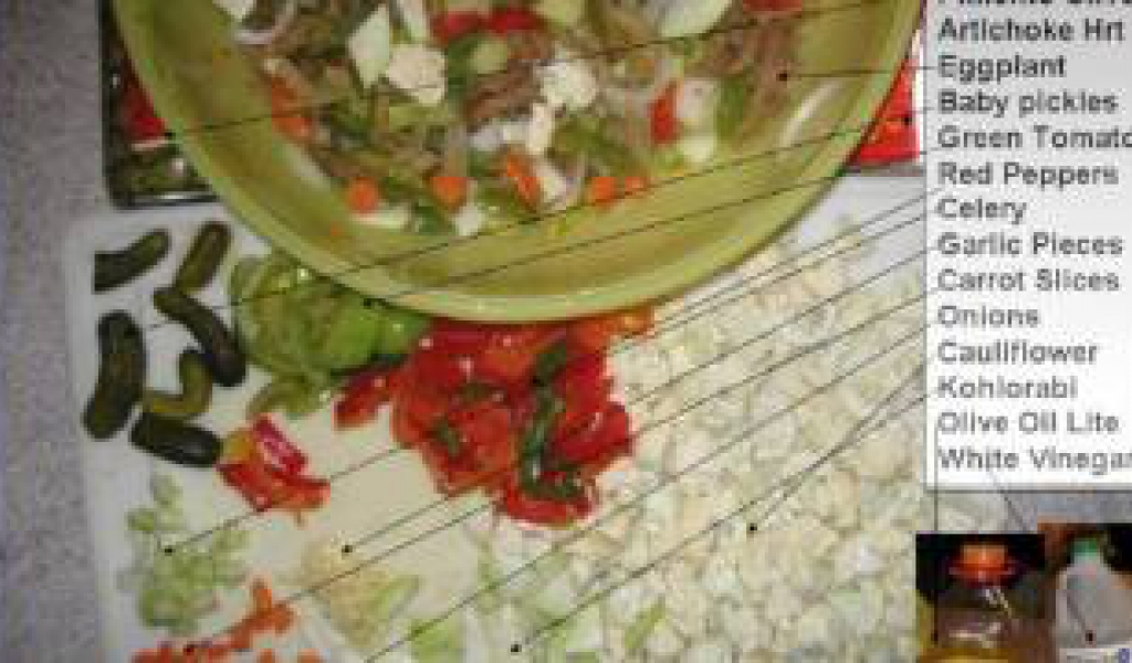 Dad’s Antipasto Recipe