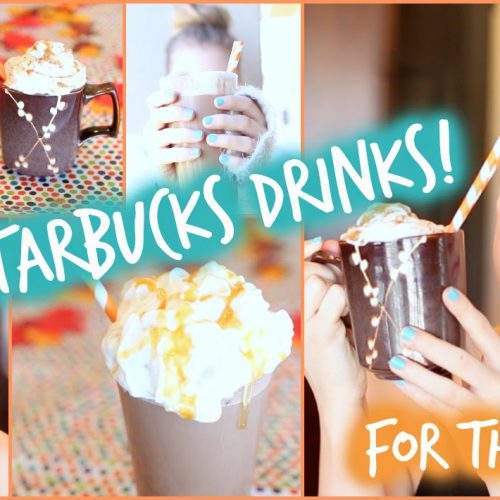DIY Fall Starbucks Drinks: Pumpkin Spice & Salted Caramel!🍂 | Aspyn Ovard