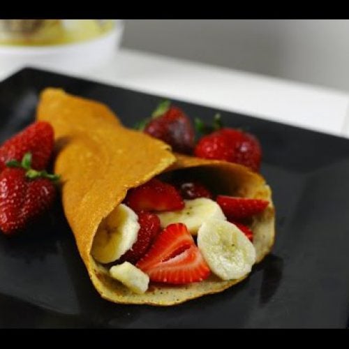 EASIEST Protein Crepes Recipe #QuickProteinRecipes