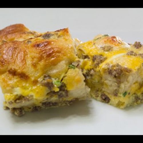 Easy Breakfast Biscuit Bake