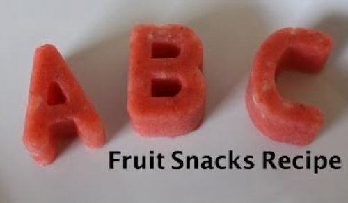 Easy Homemade Fruit Snacks Recipe! Kid & Toddler friendly!