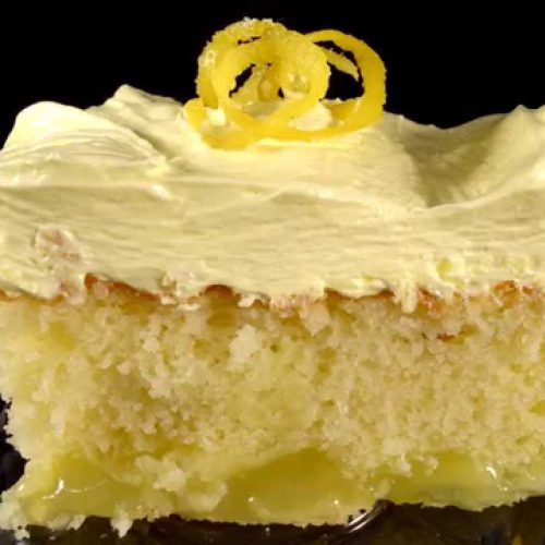 Easy Lemon Dream Cake (Recipes Using Cake Mixes)- with yoyomax12