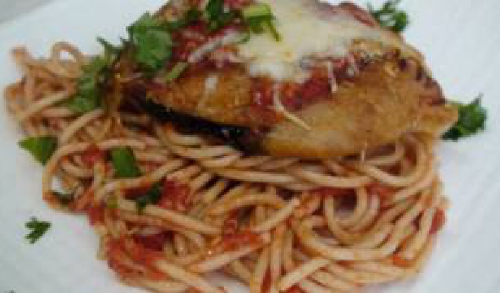 Eggplant Parmesan (Eggless)