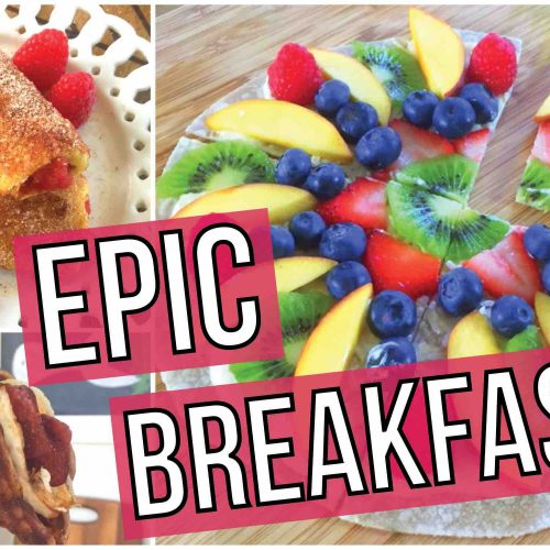 EPIC Breakfast Ideas – Waffle Taco, French Toast Rollups, Breakfast Pizza!
