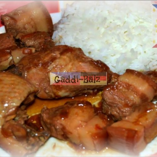 Filipino Food Recipe for Pork and Chicken Adobo