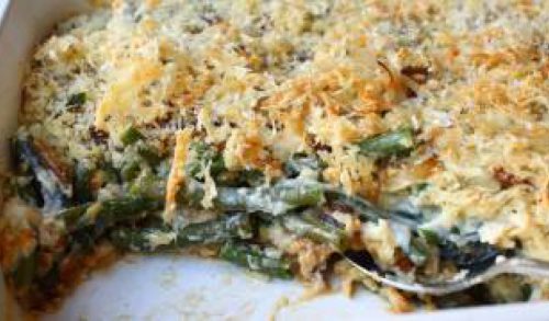 French Onion Green Bean Casserole Recipe – Thanksgiving Green Bean Side Dish
