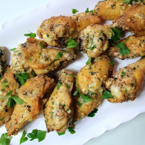 Garlic Parmesan Chicken Wing Recipe