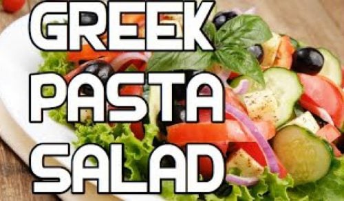 Greek Pasta Salad Recipe – Feta Cheese Olives
