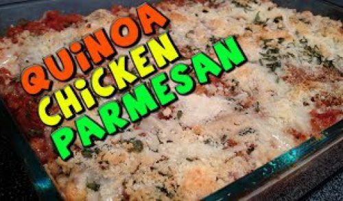 Healthy Quinoa CHICKEN Parmesan Recipe (Low Fat)