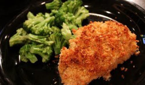 High-Protein Muscle Building Meal:  Healthy Oven-Fried Chicken