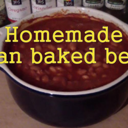 Homemade baked beans (VEGAN)