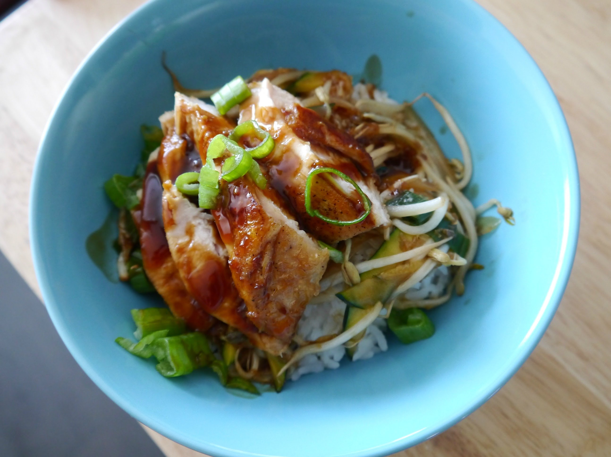 Homemade Teriyaki Chicken Bowl Recipe - Recipe Flow