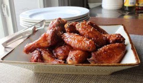 Honey Sriracha Chicken Wings and the Secret to Crispy Baked Wings!