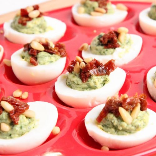 Italian Deviled Eggs Recipe – Laura Vitale – Laura in the Kitchen Episode 926