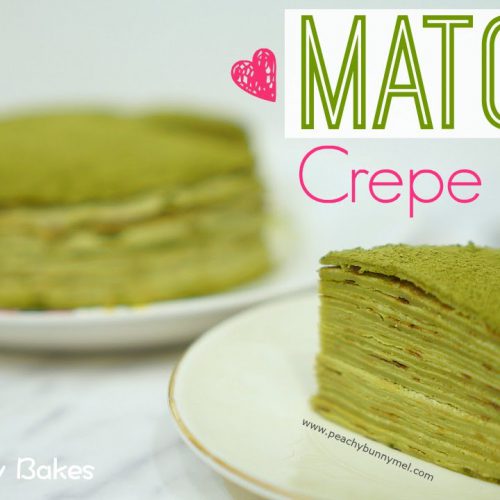 [Lady M] Matcha Mille Crepes Cake⎜抹茶千層蛋糕 (可麗餅蛋糕) – Peachy Bunny Bakes