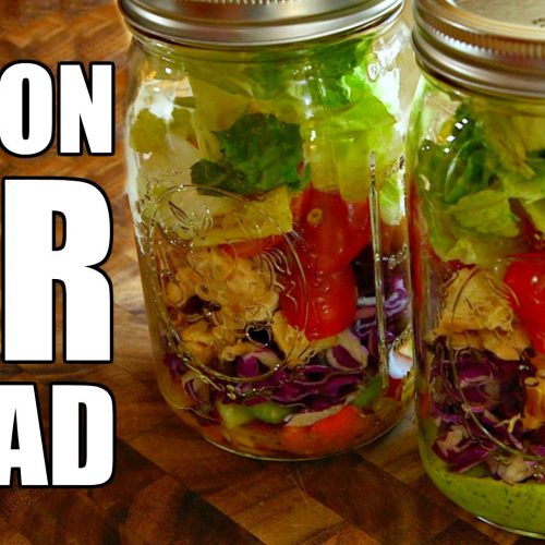 Mason Jar Salad Recipe for Weight Loss | How To Make A Mason Jar Salad + 2 Healthy Salad Dressings