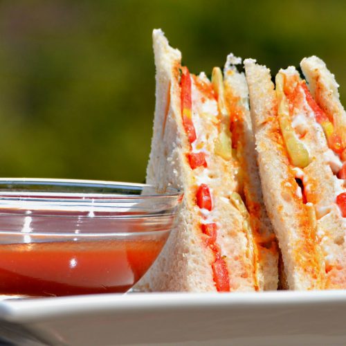 Mayonnaise Veg Sandwich Recipe | How To Make Mayo Sandwich Recipe by Nikunj Vasoya