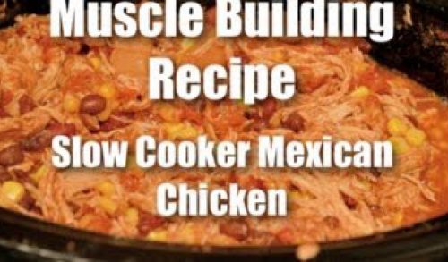Muscle Building Recipes: Slow Cooked Mexican Chicken