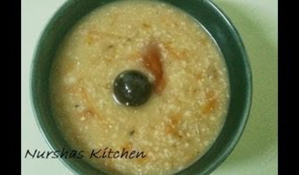 Oats recipe-Shorba with chicken or mutton -a healthy ramadan dish