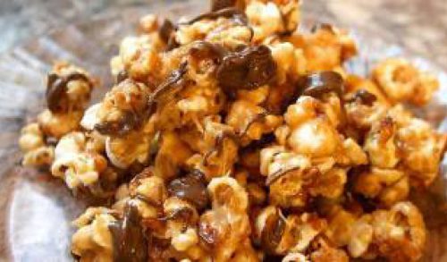 Peanut Butter Chocolate Popcorn recipe