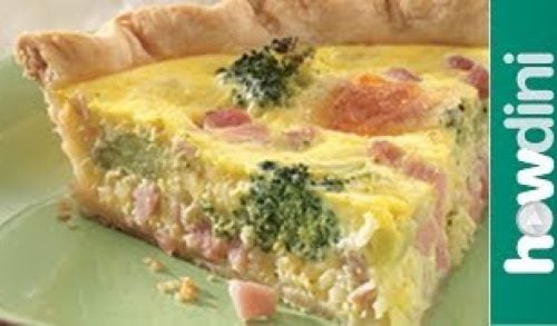 Quiche recipe – How to make ham and broccoli quiche