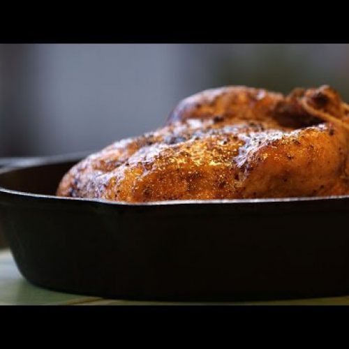 Quick and Easy Roast Chicken with Roasted Garlic