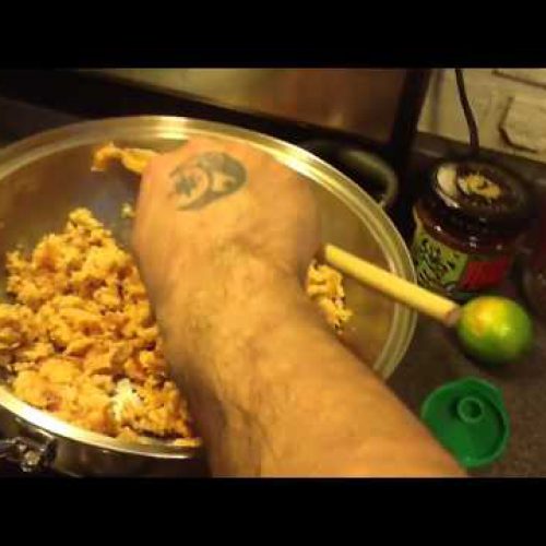 Rice W/ground chicken