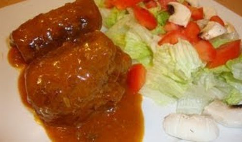 Rinderrouladen. EASY COOKING IN GERMANY