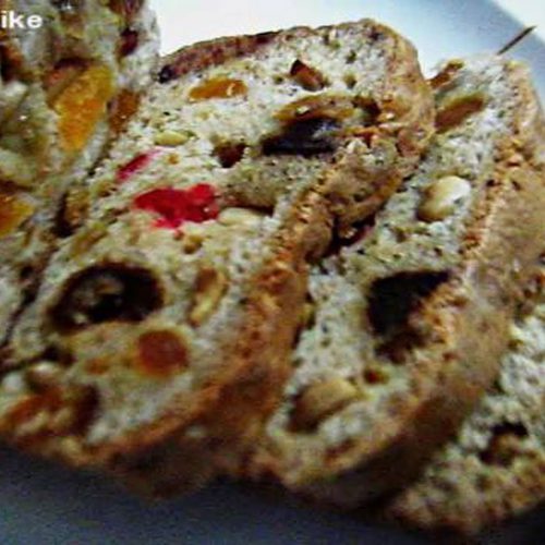 Simple Eggless Fruit & Nut Cake