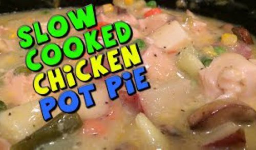Slow Cooked CHICKEN Pot Pie Recipe (Bodybuilding/Healthy)
