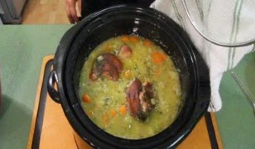 Slow Cooked Split Pea Soup with Ham Shank (231)